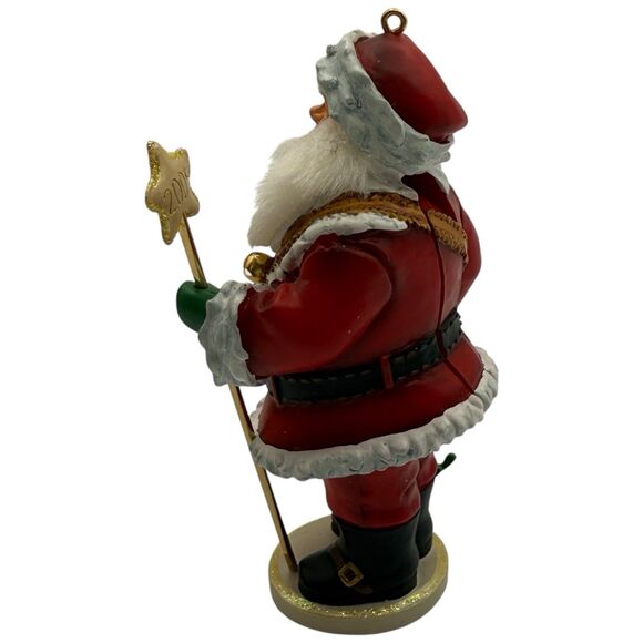 Vtg 2005 Hallmark Keepsake Santa Nutcracker Ornament Club Exclusive Gold Box 4" - Picture 10 of 16